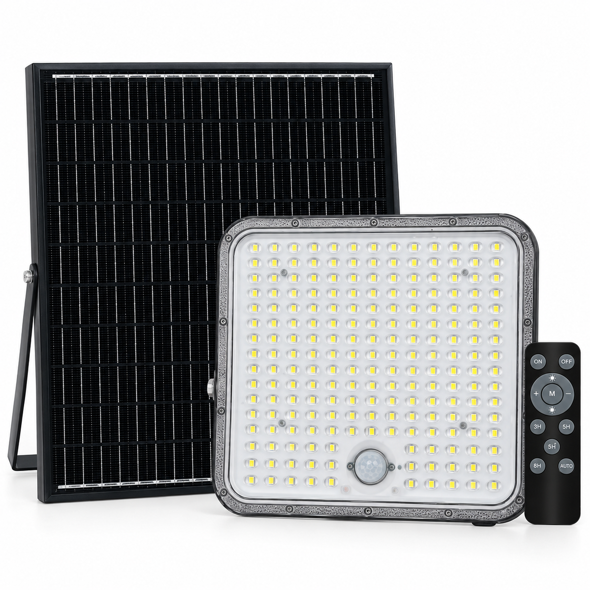 Reflector LED Solar 200W con Sensor PIR Exterior ASL-201