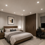 Empotrable LED Downlight 12W 6500K con Aro Satín Interior