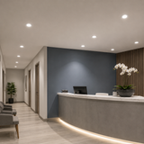 Empotrable LED  Downlight 7W 6500K Plata para Interiores