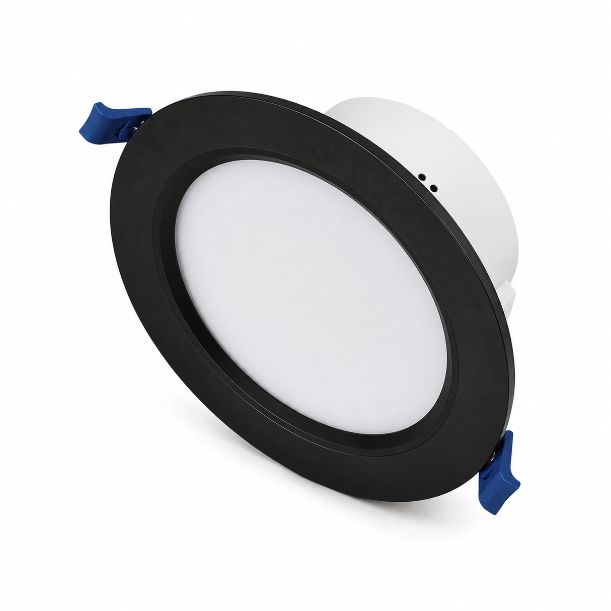 Empotrable LED Downlight 12W 6500K Negro para Interiores