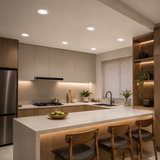 Panel LED Redondo Slim Blanco Frio 3W 6500K Empotrable para Interiores