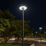 Luminaria Disco Punta Poste LED CCT Ajustable 80-120W ARE-029