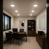 Panel LED Redondo Sobreponer 12W 6500K para Interiores