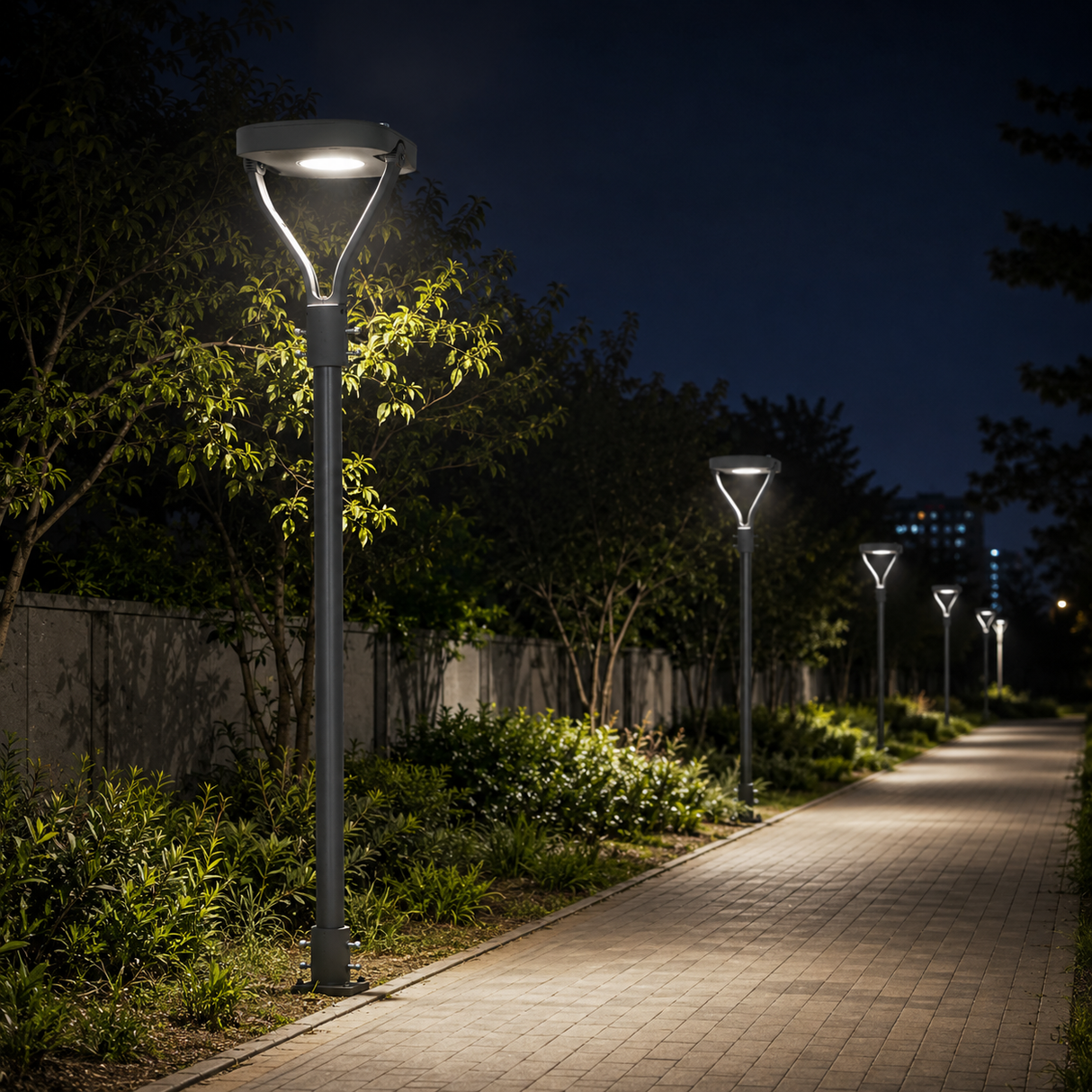 Luminario LED para Alumbrado Público 100W IP65 con Fotocelda LPJ-100W