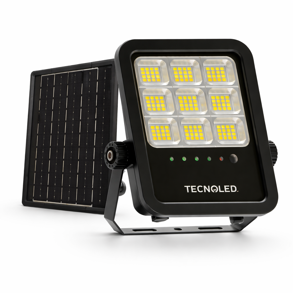 Reflector Solar LED 1100 lm con Control Remoto IP65