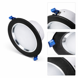 Empotrable Downlight (negro satin) 12w Luz Blanca