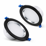 Empotrable Downlight (negro satin) 12w Luz Blanca