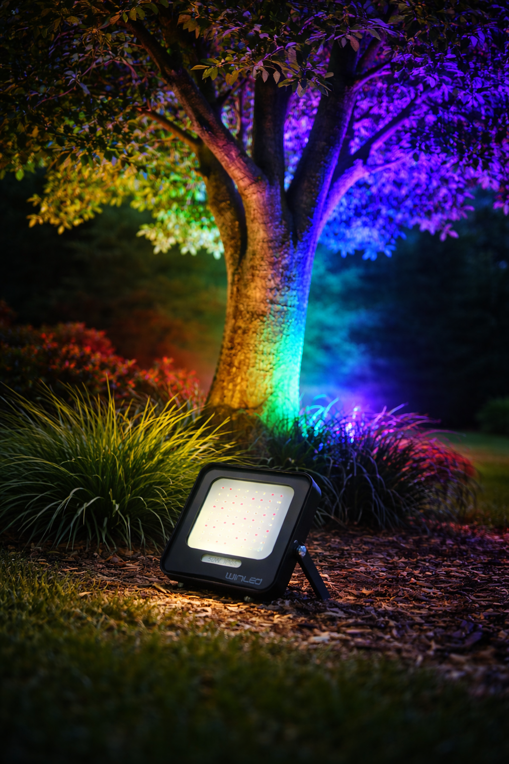 Reflector LED SMD 50w RGB Con Control Remoto