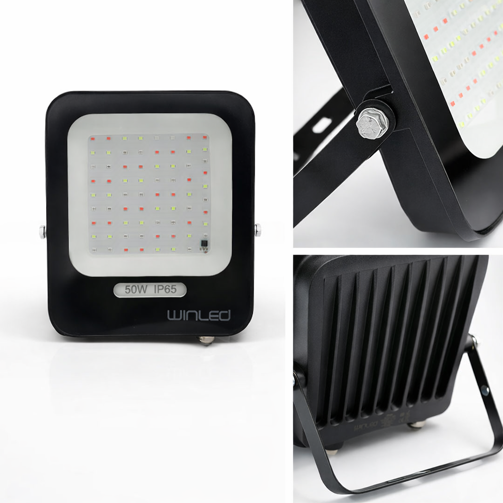 Reflector LED SMD 50w RGB Con Control Remoto