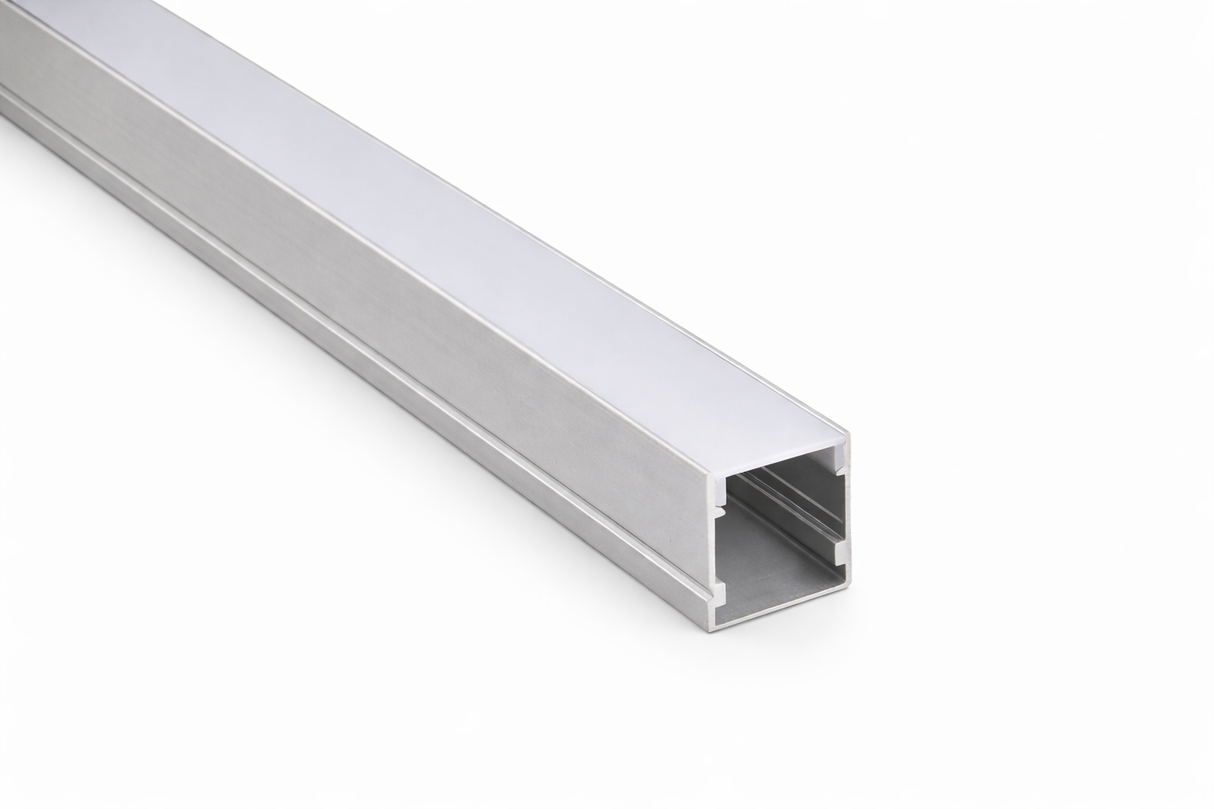 Perfil de Aluminio para Tira LED Empotrable o Sobreponer 3m