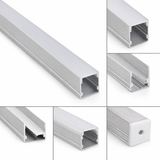 Perfil de Aluminio para Tira LED Empotrable o Sobreponer 3m