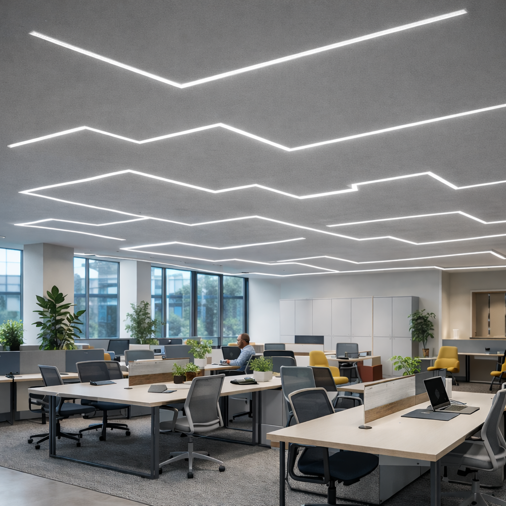 Perfil de Aluminio para Tira LED Empotrable 3m Difusor Opal