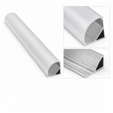 Perfil Esquinero de Aluminio para Tira LED 3m con Difusor Opal