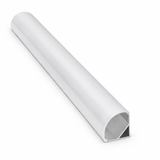 Perfil Esquinero de Aluminio para Tira LED 3m con Difusor Opal