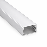 Perfil de Aluminio para Tira LED 3m Delgado con Difusor Opalino