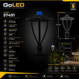 Tipo de producto: Luminaria Suburbana LED Punta de Poste