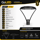 Luminaria Suburbana LED Punta de Poste 100W Tipo V IP65 57709