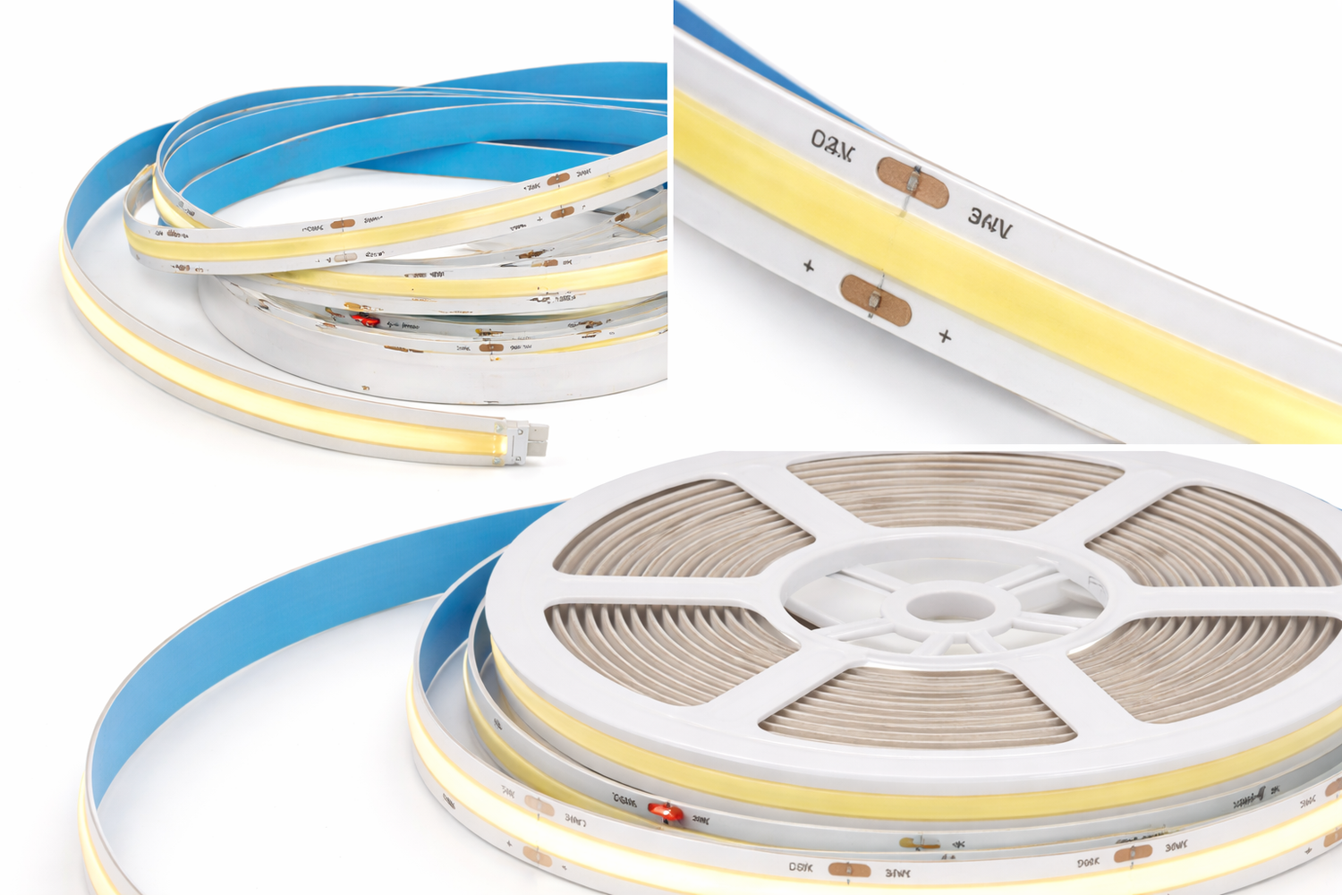 Tira LED COB 24V Luz Cálida 3000K Continua Interior 5m