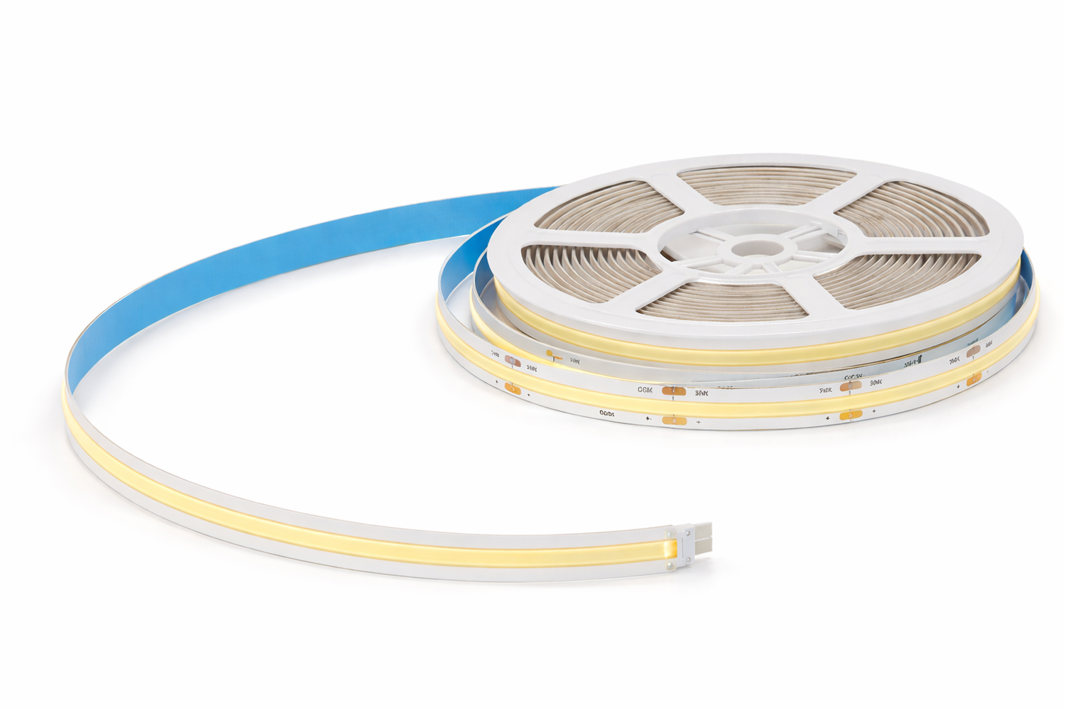 Tira LED COB 24V Luz Cálida 3000K Continua Interior 5m