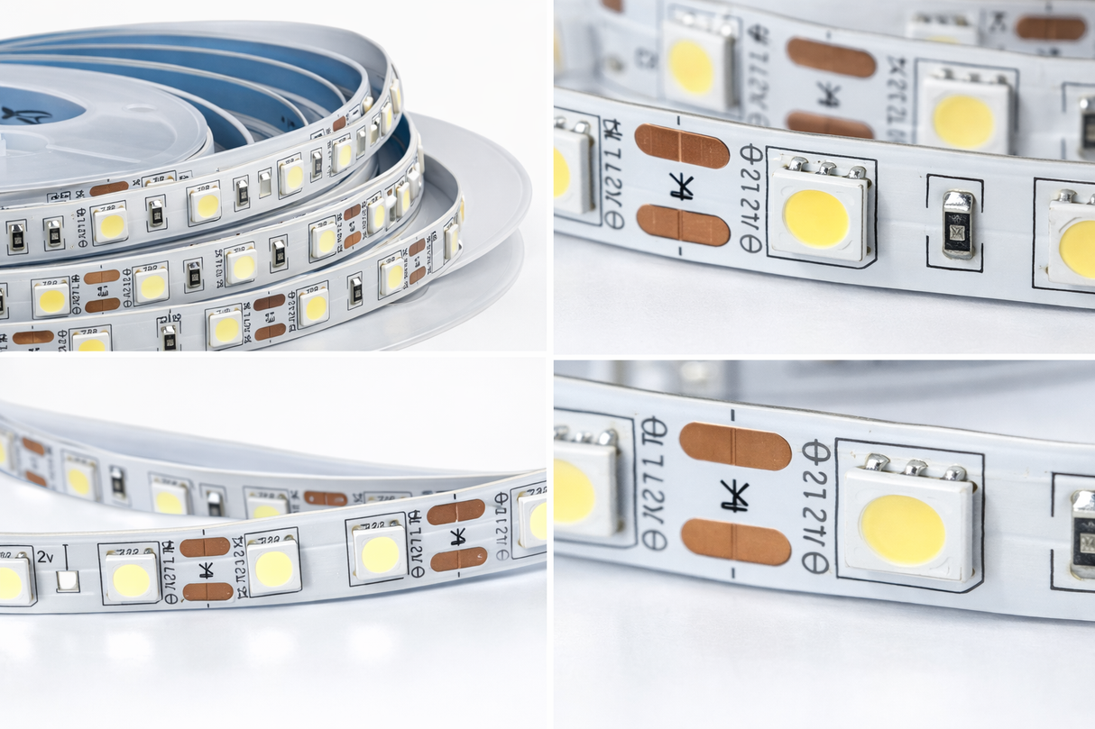 Tira LED 5050 12V Blanca 6500K para Iluminación Interior 5m