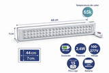 Lámpara de Emergencia LED Barra 60L 2.4W 100-277V