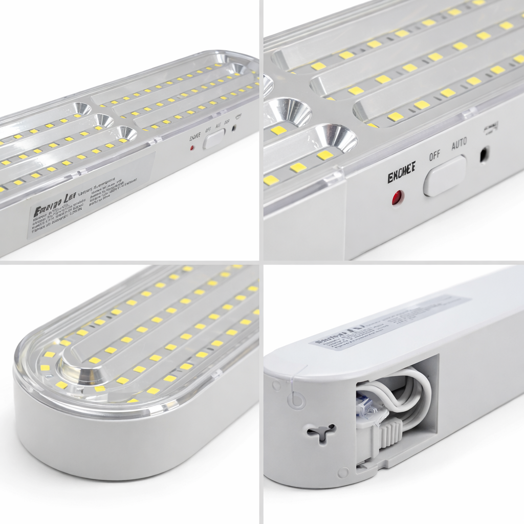 Lámpara de Emergencia LED 90 SMD 10H Litio