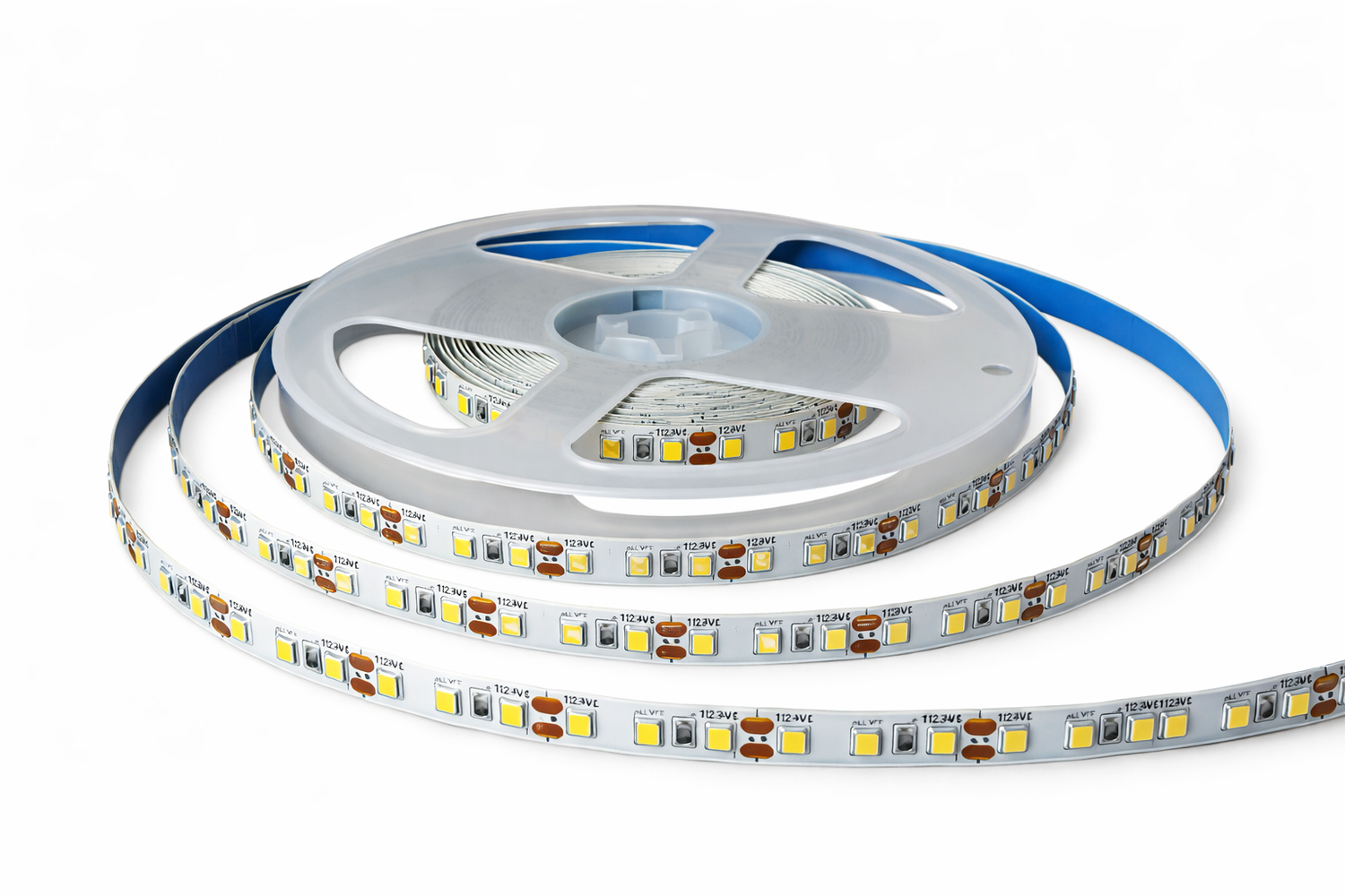 Tira LED 2835 12V Luz Cálida 3000K Alta Densidad Interior 5m