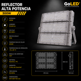 Reflector LED Industrial 300W IP65 para Grandes Áreas