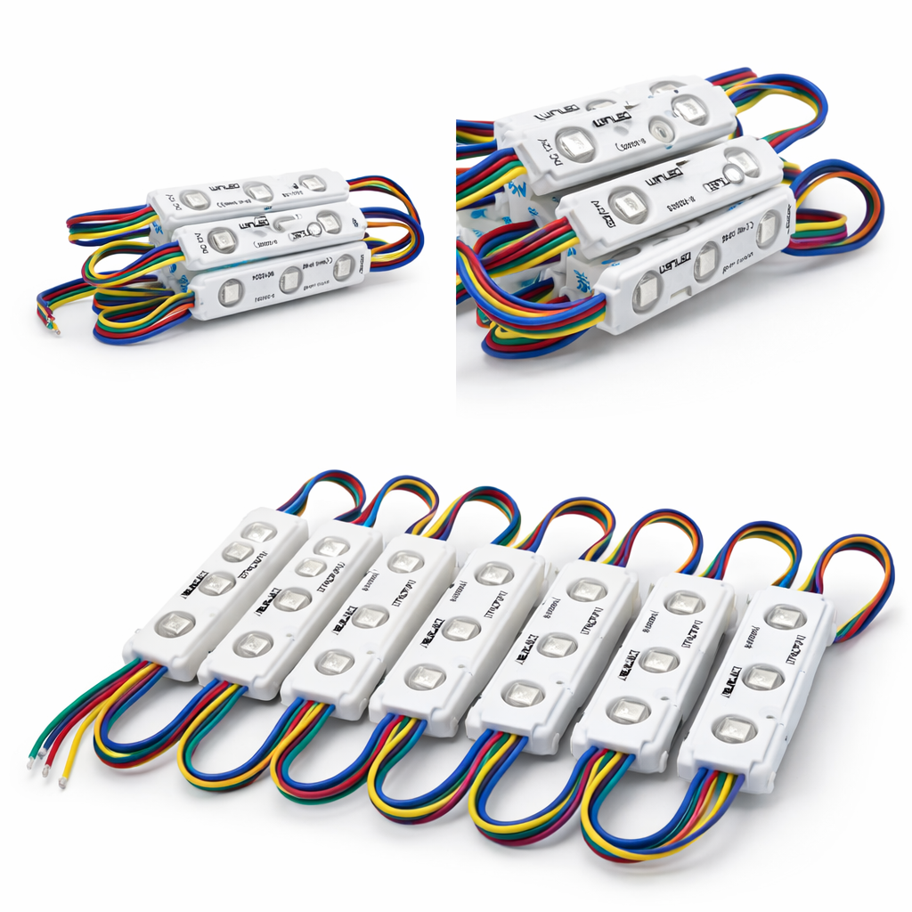 MODULO 3 LED SMD 5050 EXTERIOR RGB