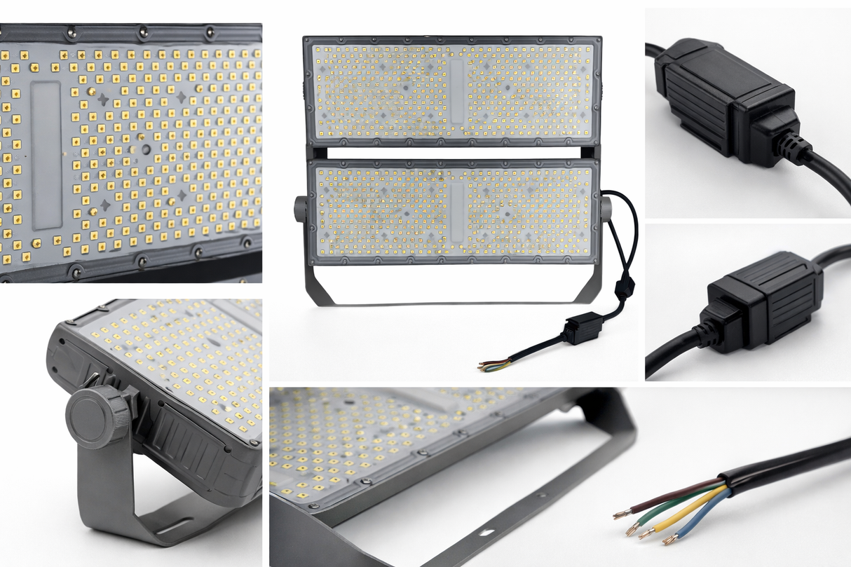 Reflector LED 500W Alta Potencia IP65 6500K Gris