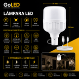 Lámpara LED Recargable de Emergencia USB 650 lm ML-TNEC-50