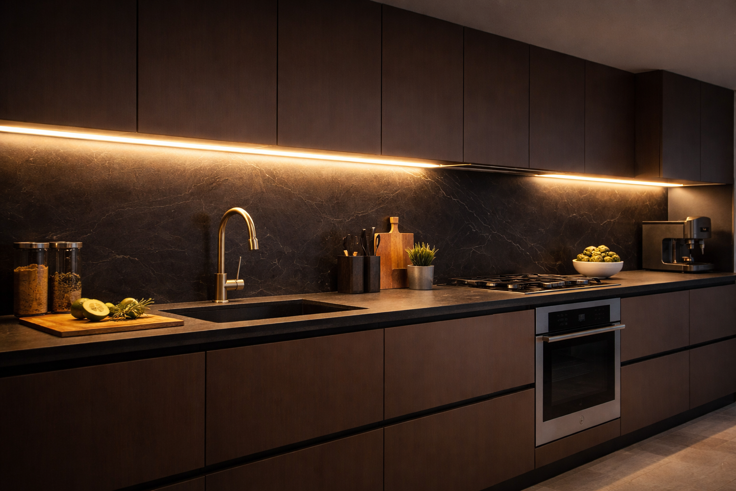 Tira LED COB Continua 55W 3000K Blanco Cálido 12V IP20