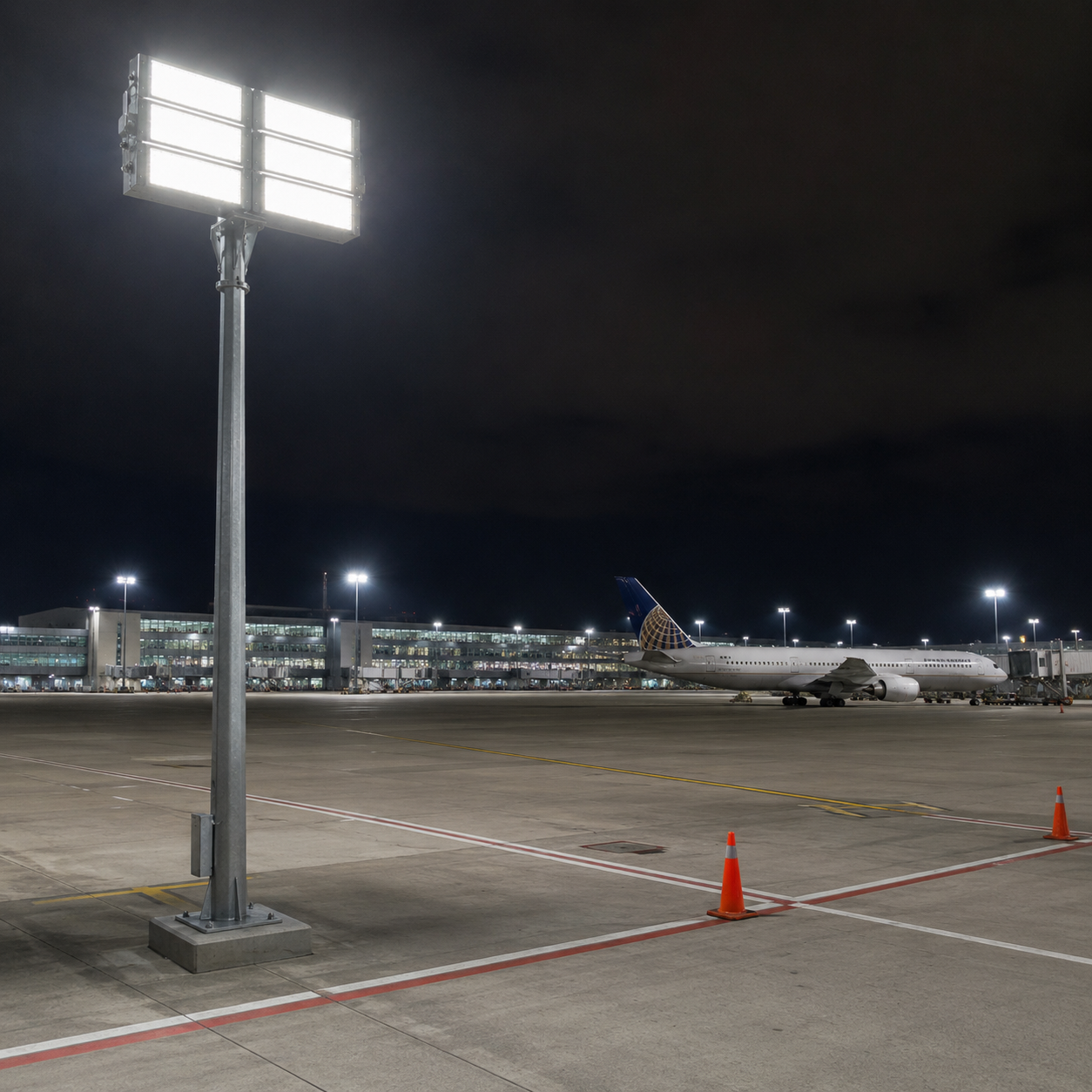Reflector LED Industrial 1200W IP65 Luz Fría 6500K CTNW-1200W