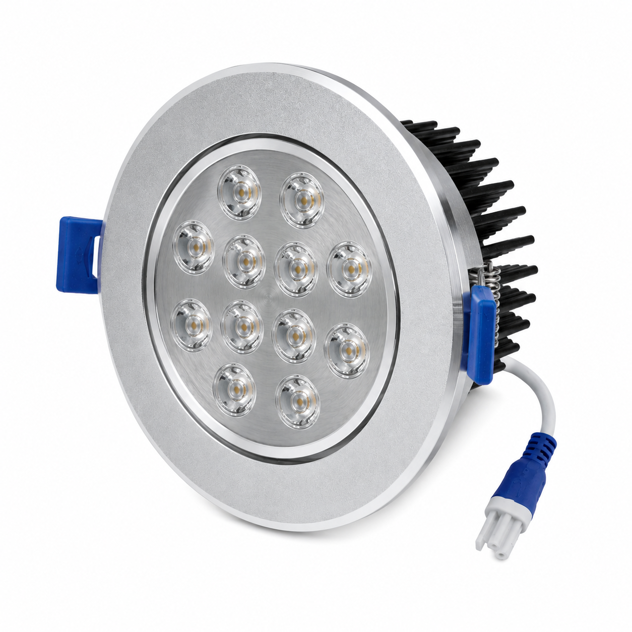 Empotrable LED Dirigible Metalico 12W 6500K para Iluminación Interior