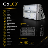 Reflector LED Alta Potencia 200W IP65 26000 lm CTNW-200W