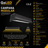 Campana Lineal Modular LED 100W IP65 15000 lm ARE-101