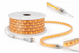 Manguera LED SMD 2835 Amarilla IP65 Rollo 25m