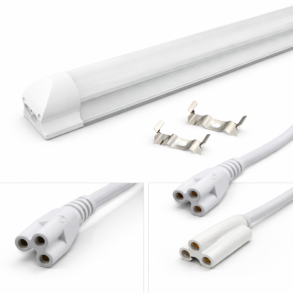 Tubo LED T8 Integrado 72W IP20 Luz Blanca Opalina
