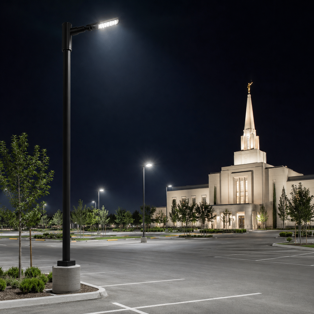 Luminario LED para Poste 50W IP65 para Alumbrado Exterior