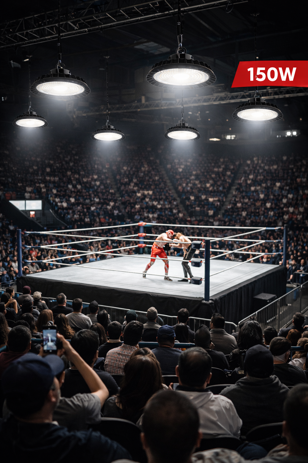 Campana Industrial LED High Bay 150W IP65 6500K