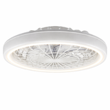 Ventilador de Techo LED Compacto 18.5” Blanco con Control Remoto