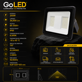 Reflector LED Alta Potencia SMD 200W IP65 24000 lm