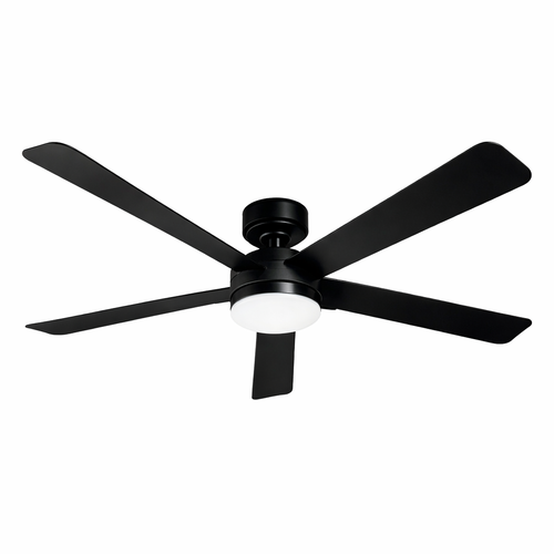 Ventilador de Techo LED 52” Negro con Control Remoto