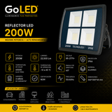 Reflector LED 200W IP66 22500 lm Luz Fría