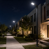 Luminaria Solar LED Punta Poste 600 Lúmenes con Sensor PIR