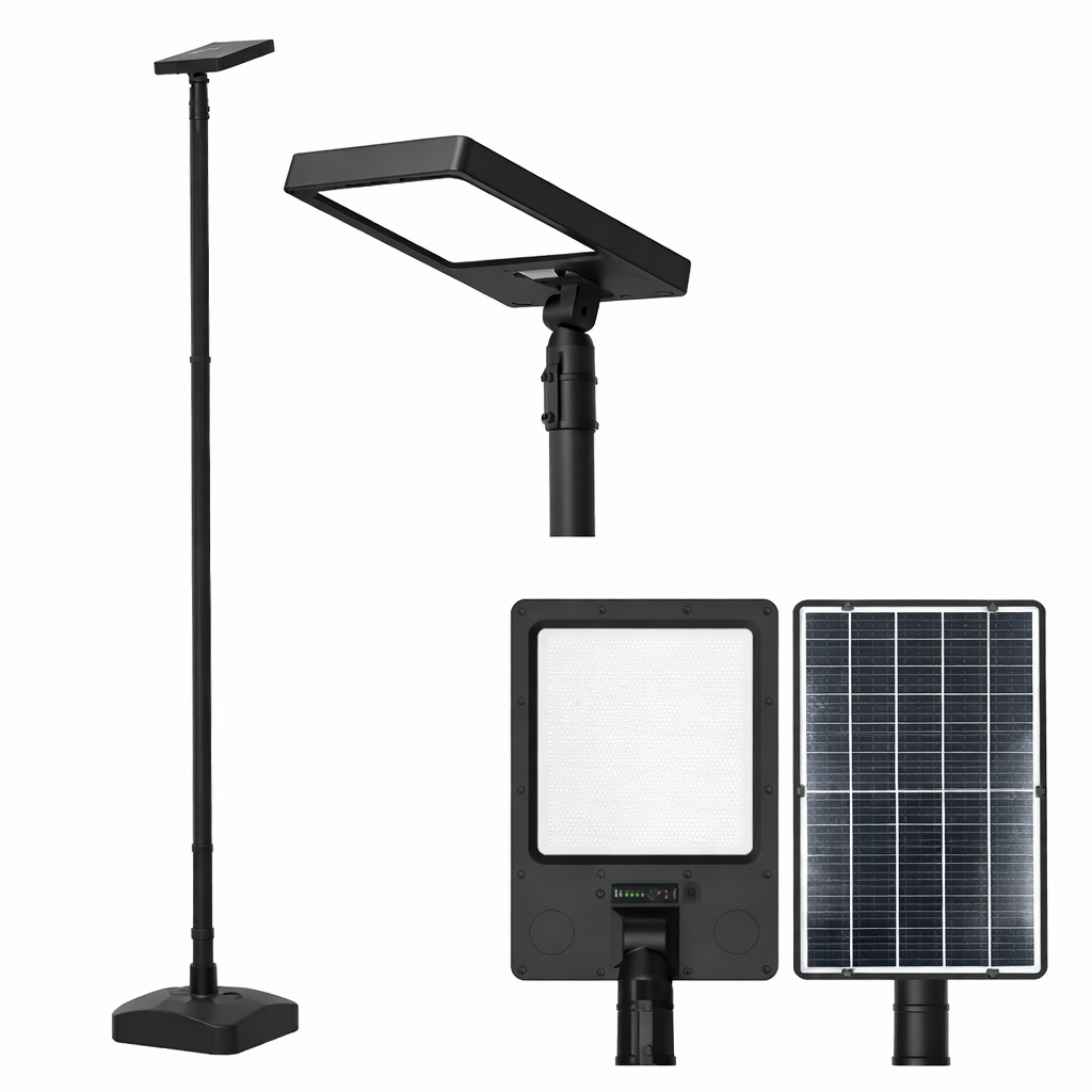 Luminaria Solar All in One con Poste IP65 2500 lm