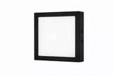 Luminario LED Sobreponer Cuadrado 18w Negro 6500K