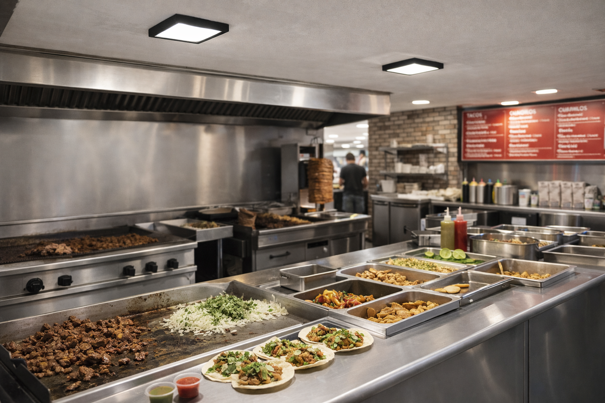 Luminario LED Sobreponer Cuadrado 12w Negro 6500K