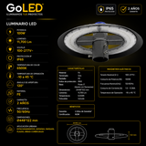 Luminario LED para Poste 150W con Fotocelda IP65 PTRJ-150W