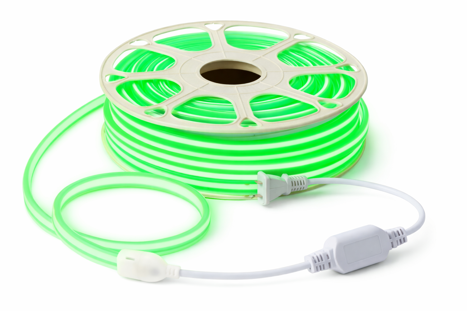Manguera Doble LED Neón Verde 25m 150W IP65